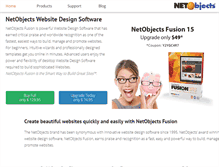 Tablet Screenshot of netobjects.com